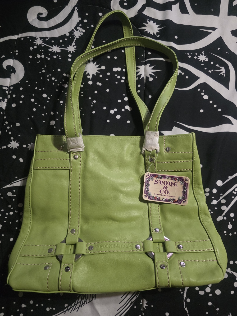 Stone & Co. Women's Lime Green Tote Bag